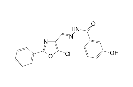 3-Hydroxy-benzoic acid (5-chloro-2-phenyl-oxazol-4-ylmethylene)-hydrazide