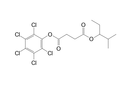 Succinic acid, 2-methylpent-3-yl pentachlorophenyl ester