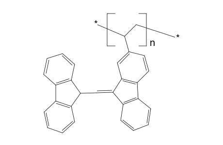 Poly[9-(2-vinylfluorenylidenemethyl)fluorene]