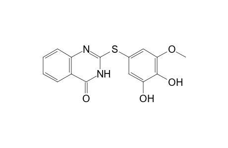 2-[(3,4-Dihydroxy-5-methoxyphenyl)thio]quinazolin-4(3H)-one