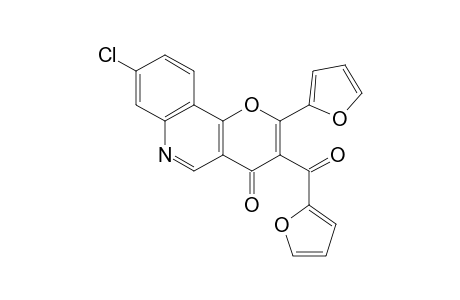 8-chloro-3-(2-furoyl)-2-(2-furyl)-4H-pyrano[3,2-c]quinolin-4-one