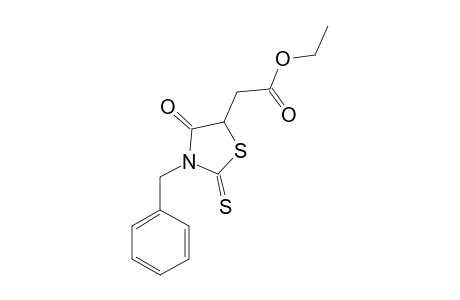 3-benzyl-4-oxo-2-thioxo-5-thiazolidineacetic acid, ethyl ester