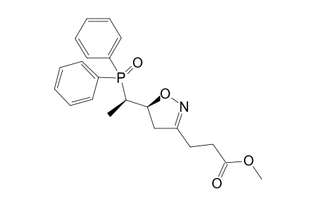 3-{(S)-5-[(R)-1-(Diphenyl-phosphinoyl)-ethyl]-4,5-dihydro-isoxazol-3-yl}-propionic acid methyl ester