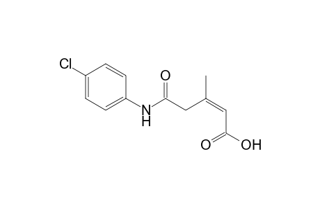 (Z)-5-(4-chloroanilino)-3-methyl-5-oxo-2-pentenoic acid