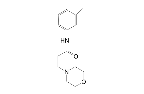 4-morpholinepropanamide, N-(3-methylphenyl)-