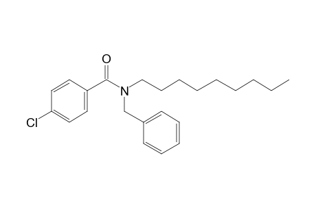 Benzamide, 4-chloro-N-benzyl-N-nonyl-