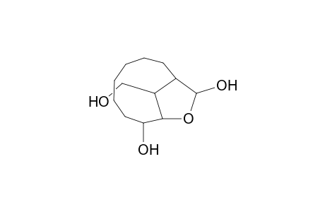 2,3,4,5-Tetrahydro-3-hydroxymethyl-5,-6-dihydroxy-2,4-heptanofuran