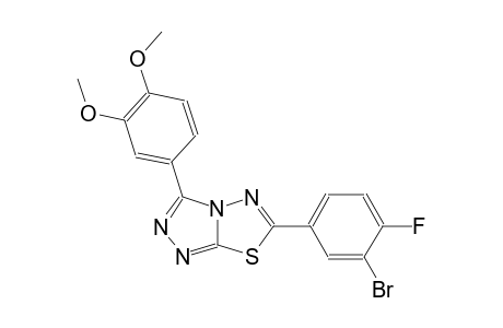[1,2,4]triazolo[3,4-b][1,3,4]thiadiazole, 6-(3-bromo-4-fluorophenyl)-3-(3,4-dimethoxyphenyl)-