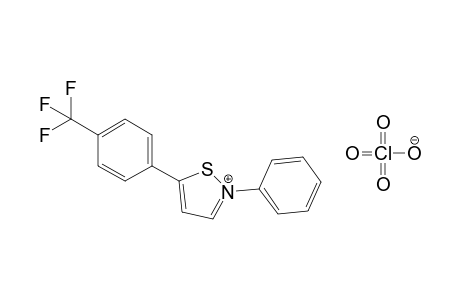 2-Phenyl-5-(4-trifluoromethylphenyl)-1,2-thiazolium perchlorate