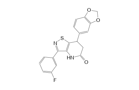 isothiazolo[4,5-b]pyridin-5(4H)-one, 7-(1,3-benzodioxol-5-yl)-3-(3-fluorophenyl)-6,7-dihydro-