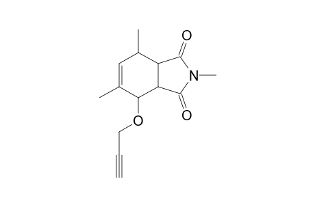 3a,4,7,7a-Tetrahydro-2,5,7-trimethyl-4-(prop-2-ynyloxy)-2H-isoindol-1,3-dione