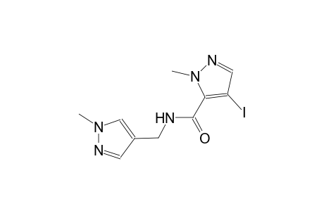 4-iodo-1-methyl-N-[(1-methyl-1H-pyrazol-4-yl)methyl]-1H-pyrazole-5-carboxamide
