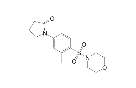 1-[3-methyl-4-(4-morpholinylsulfonyl)phenyl]-2-pyrrolidinone