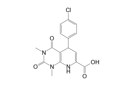 5-(p-Chlorophenyl)-1,3-dimethyl-1,2,3,4,5,8-hexahydro-2,4-dioxopyrido[2,3-d]pyrimidine-7-carboxylic Acid