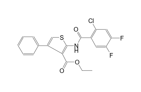 Ethyl 2-[(2-chloro-4,5-difluorobenzoyl)amino]-4-phenyl-3-thiophenecarboxylate