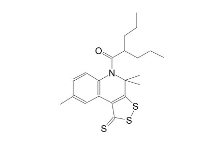 4,4,8-trimethyl-5-(2-propylpentanoyl)-4,5-dihydro-1H-[1,2]dithiolo[3,4-c]quinoline-1-thione