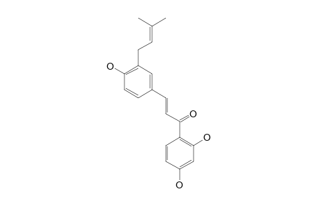 LICOAGROCHALCONE-A;3-PRENYL-2',4,4'-TRIHYDROXYCHALCONE