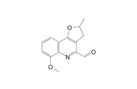 6-Methoxy-2-methyl-4-formyl-2,3-dihydro-furo[3,2-c]quinoline