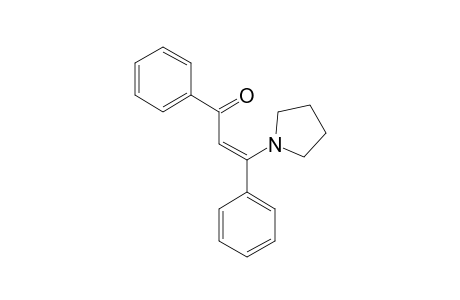 1-OXO-3-PYRROLIDINO-1,3-DIPHENYL-2-PROPENE