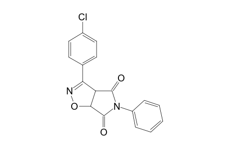 3-(4'-Chlorophenyl)-5-(N-phenyl)-4,6-dioxopyrrolo[3,4-d]-7,8-dihydroisoxazole