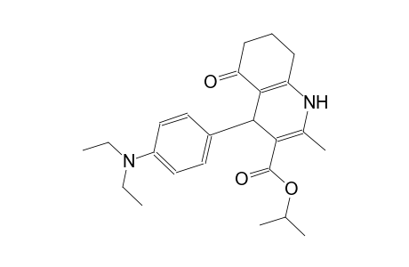 isopropyl 4-[4-(diethylamino)phenyl]-2-methyl-5-oxo-1,4,5,6,7,8-hexahydro-3-quinolinecarboxylate