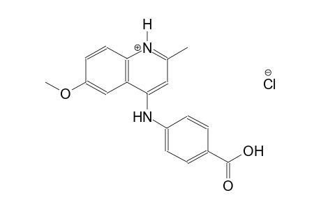 4-(4-carboxyanilino)-6-methoxy-2-methylquinolinium chloride
