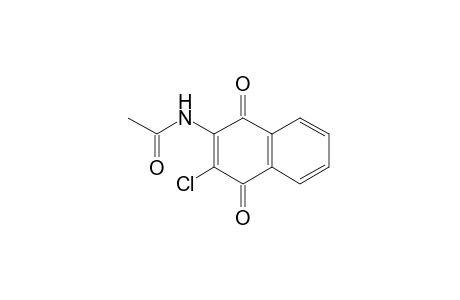 N-(3-CHLORO-1,4-DIHYDRO-1,4-DIOXO-2-NAPHTHYL)ACETAMIDE