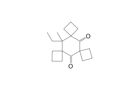 Trispiro[3.1.3.1.3.1]pentadecane-5,10-dione, 15-ethyl-15-methyl-