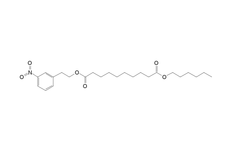 Sebacic acid, hexyl 2-(3-nitrophenyl)ethyl ester