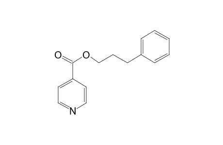 Isonicotinic acid, 3-phenylpropyl ester