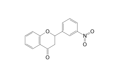 2,3-Dihydro-2-(3-nitrophenyl)-4H-1-benzopyran-4-one