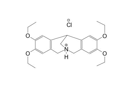 2,3,9,10-tetraethoxy-5,6,7,12-tetrahydro-6,12-methanodibenzo[c,f]azocin-6-ium chloride