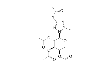 3-ACETAMIDO-1-(2,3,4-TRI-O-ACETYL-ALPHA-L-ARABINOPYRANOSYL)-5-METHYL-1H-1,2,4-TRIZOLE