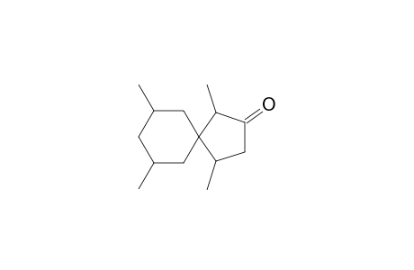 1,4,7,9-Tetramethylspiro[4.5]decan-2-one