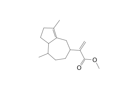 Methyl 2-(3,8-dimethyl-1,2,4,5,6,7,8,8a-octahydro-5-azulenyl)acrylate