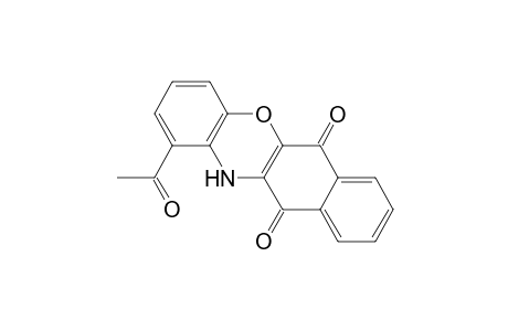 1-Acetyl-12H-benzo(b)phenoxazine-6,11-dione
