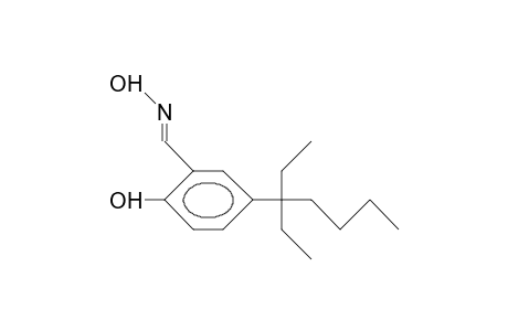2-Formyl-4-(1,1-diethyl-pentyl)-phenol oxime