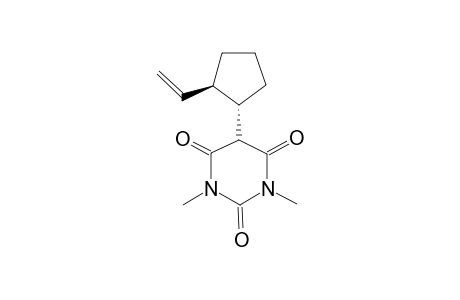(1'RS,2'RS)-1,3-dimethyl-5-(2-vinylcyclopentyl)-2,4,6-(1H,3h,5H)-pyrimidinetrione