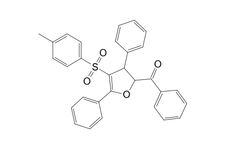 2-Benzoyl-4-[(p-tolyl)sulfonyl]-3,5-diphenyl-2,3-dihydrofuran