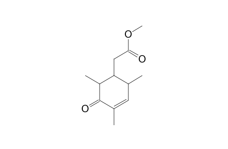Methyl (2,4,6-trimethyl-5-oxo-3-cyclohexen-1-yl)acetate
