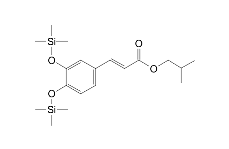 Isobutyl (E)-caffeate, di-TMS