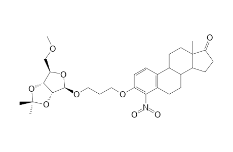 GAMMA-[(17-OXO-4-NITRO-ESTRA-1,3,5(10)-TRIEN-3-YL)-OXY]-PROPYL-2,3-O-ISOPROPYLIDENE-5-O-METHYL-BETA-D-RIBOFURANOSIDE