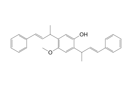 4-methoxy-2,5-bis[(E)-1-methyl-3-phenyl-allyl]phenol