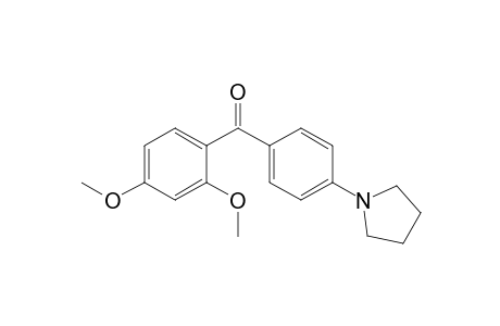 (2,4-Dimethoxyphenyl)[4-(pyrrolidin-1-yl)phenyl]methanone