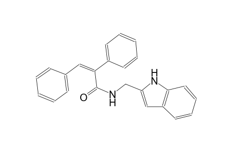 (2Z)-N-(1H-indol-2-ylmethyl)-2,3-diphenyl-2-propenamide
