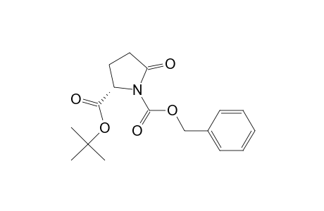 (2S)-5-ketopyrrolidine-1,2-dicarboxylic acid O1-benzyl ester O2-tert-butyl ester
