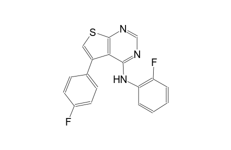 thieno[2,3-d]pyrimidin-4-amine, N-(2-fluorophenyl)-5-(4-fluorophenyl)-