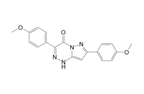 3,7-Di-p-methoxyphenyl-1H-pyrazolo[5,1-c][1,2,4]triazin-4-one