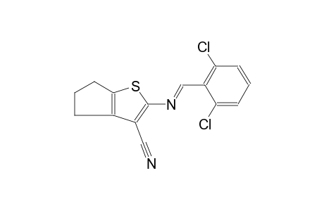 2-([(E)-(2,6-Dichlorophenyl)methylidene]amino)-5,6-dihydro-4H-cyclopenta[b]thiophene-3-carbonitrile