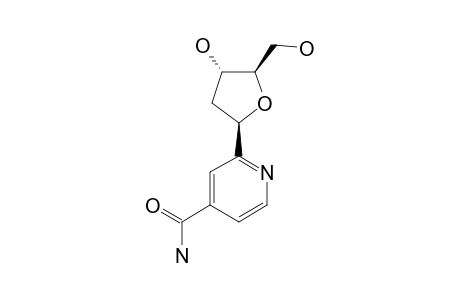 2-(2-DEOXY-ALPHA-D-RIBOFURANOSYL)-PYRIDINE-4-CARBOXAMIDE